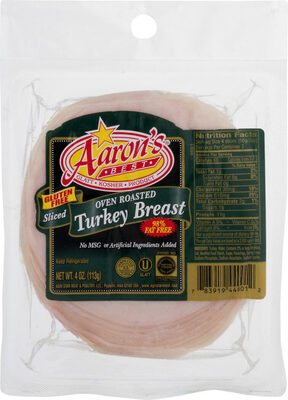 Oven roasted sliced turkey breast
