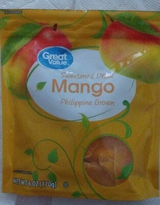 Sweetened dried mango