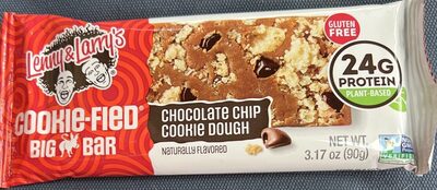 Chocolate Chip Cookie Dough Cookiefied Bar