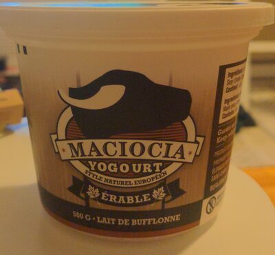 Yogourt Érable lait de bufflonne