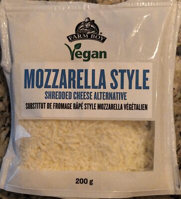 Mozzarella Style Shredded Cheese Alternative