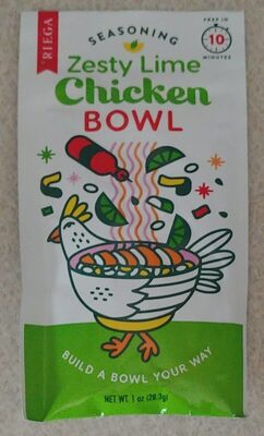Zesty lime chicken bowl
