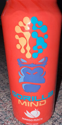 GORILLA MIND Mango Peach ENERGY DRINK