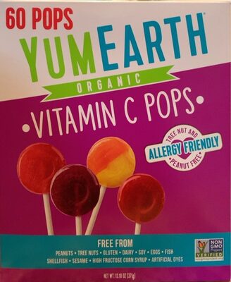 Yum Earth vitamin C pops