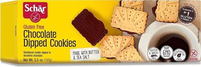 Chocolate dipped cookies