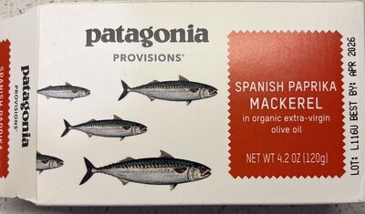 Spanish paprika mackerel