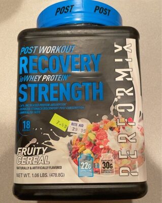 Post workout recovery whey protien