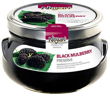 Noyan, black mulberry preserve