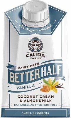 Vanilla better half coffee creamer