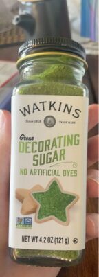 Green decorating sugar