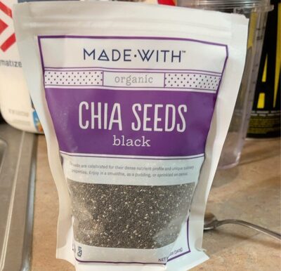 Organic chia seeds black