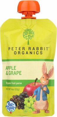Organic Peter Rabbit Apple & Grape Fruit Puree