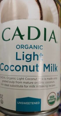 Organic Light Coconut Milk