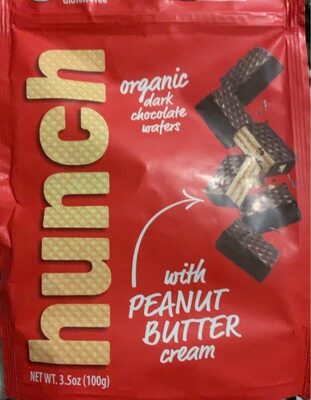 Organic dark chocolate wafers