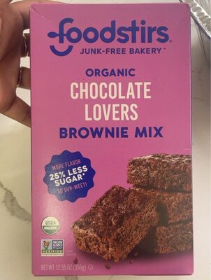 Organic Chocolate lovers brownie mix