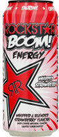 Rockstar boom energy drink whipped strawberry