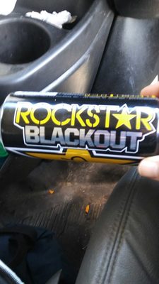 Rockstar, blackout energy drink