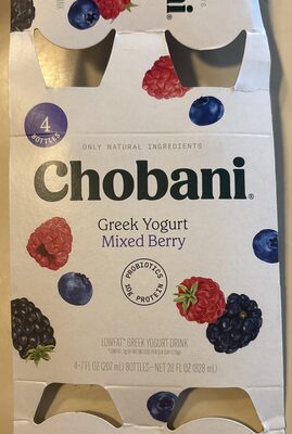 Mixed berry yogurt drink