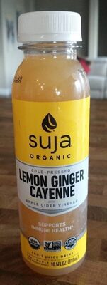 Lemon Ginger Cayenne With Apple Cider Vinegar