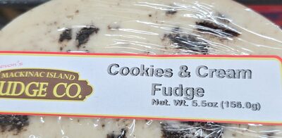 Cookie & cream fudge