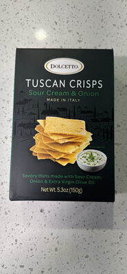 Tuscan Crisps Sour Cream & Onion