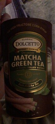 Dolcetto premium matcha green tea cream filled rolled