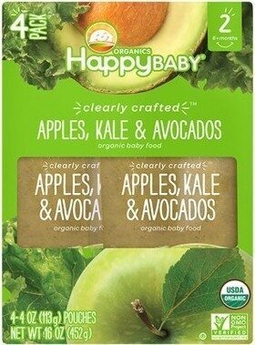 Organic Apples, Kale & Avocado