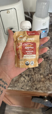Organic apples with 1tsp walnut butter