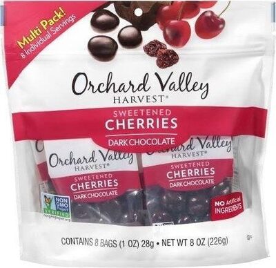Sweetened Cherries Dark Chocolate