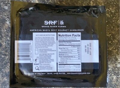 American Wagyu Beef Gourmet Hamburger