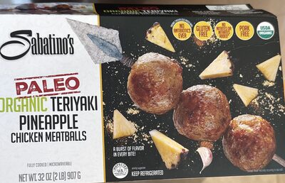 Organic Teriyaki Pineapple Chicken Meatballs
