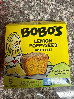 Bobo'S Bites, Lemon Poppyseed