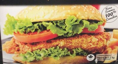 Crispy chicken burgee