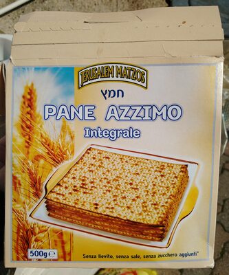 Pane azzimo integrale