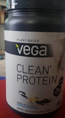 Plant-Based Clean Protein vanilla flavor drink mix