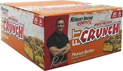 Fit Crunch, Whey Protein Baked Bar, Peanut Butter