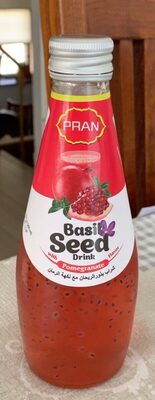 Basil Seed Drink Pomegranate