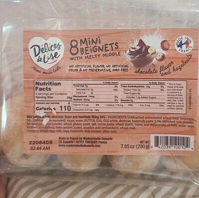 Delices de lise  8 mini beignets