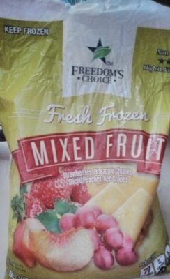 Fresh frozen mixed fruit