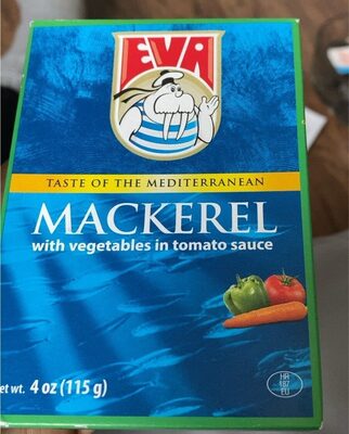 Mackerel with vegetables in tomato sauce