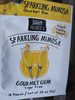 Sparkling mimosa gourmet gum