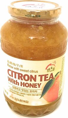 Citron tea with honey relax with this sweet honey