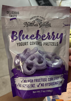 Blueberry Yogurt Covered Pretzels