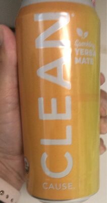 Cause peach sparkling yerba mate