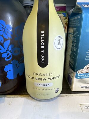 Pop and Bottle Organic Cold Brew Vanilla