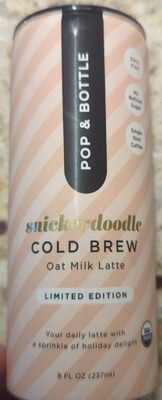 Snickerdoodle Cold Brew Oat Milk Latte