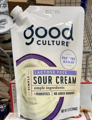 Lactose free sour cream