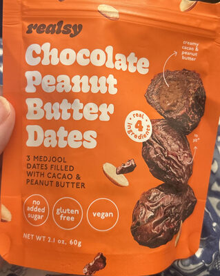 Chocolate Peanut Butter Dates