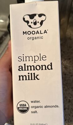 Simple almond milk