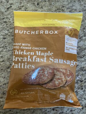 Chicken Maple Breakfast Sausage Patties